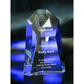 Facet Hexagon Tower Optical Crystal Award